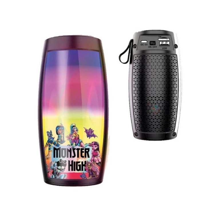 Altavoz Bluetowth Monster High Con Entrada Usb Y Potencia 5V