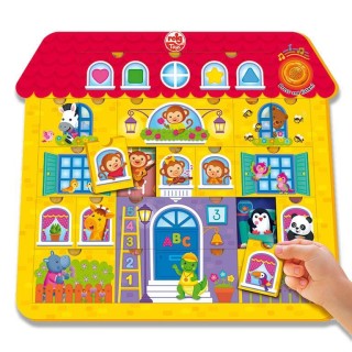 Puzzle Casa Construcción Con 17 Sonidos, Mezclas Y Melodías 