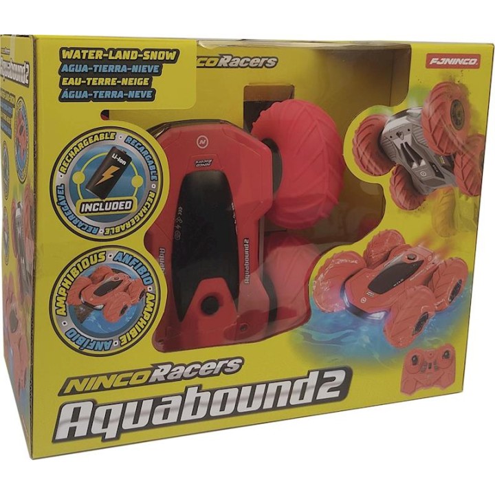 Coche R/C Aquabound 2 Reversible Y Anfibio, Podrás Hacer Vol