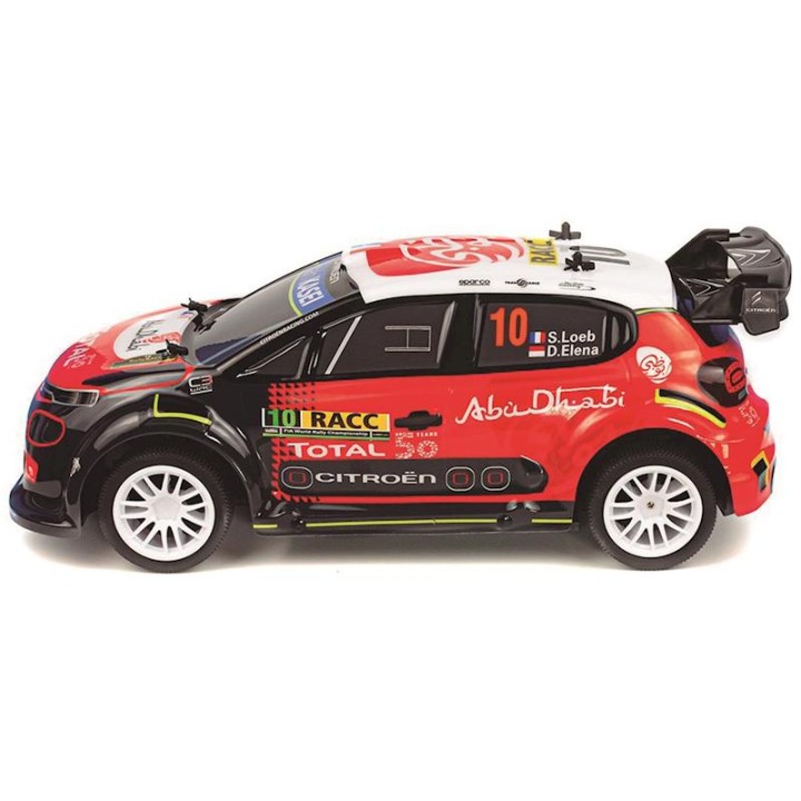 Coche R/C Citroën C3 Wrc 1:10, Emisora 2,4Ghz Con Bateria Y 