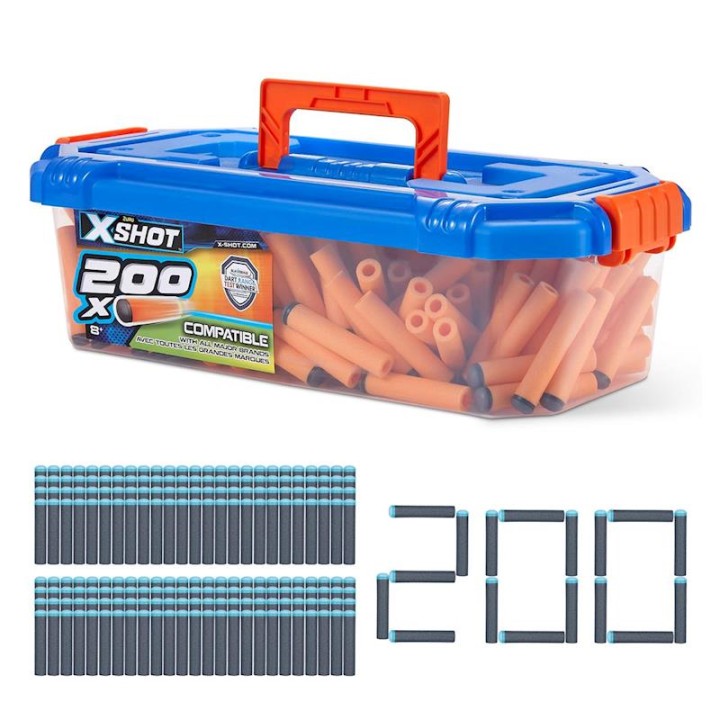 Caja Dardos X-Shot 200 Ud.