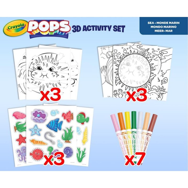 Set Attività Pops Mondo Marino 