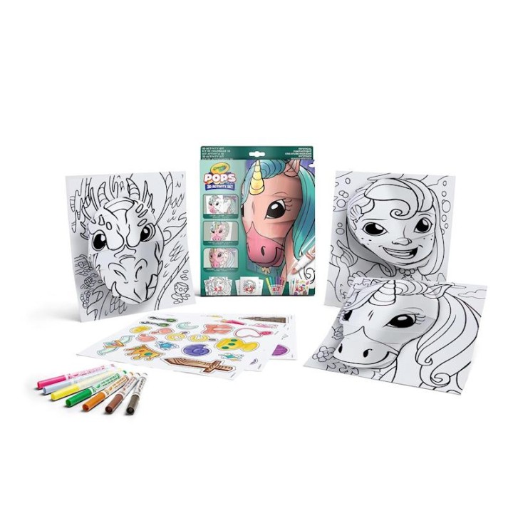Set Actividades Color Pops 3D Mundo Mistico