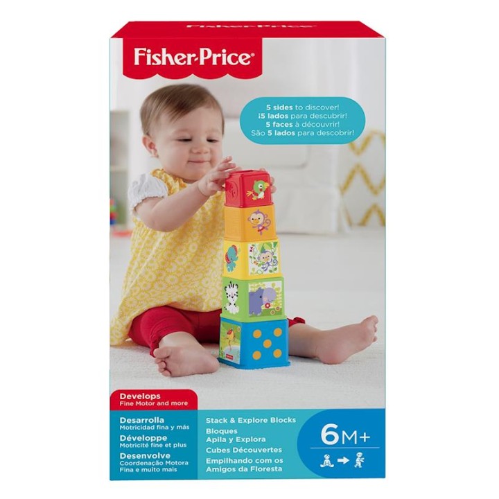 Fisher Price - Bloques Apila Y Descubre