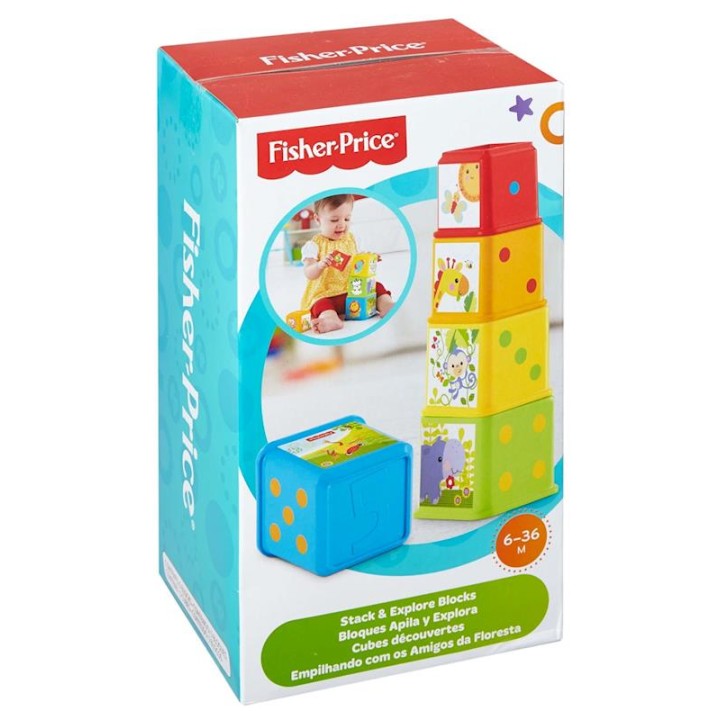 Fisher Price - Bloques Apila Y Descubre