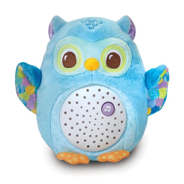 Proyector De Peluche Búho Estrellitas Con