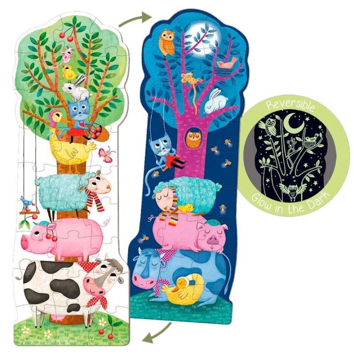 Puzzle Xxl Reversible Luz. Brilla En La