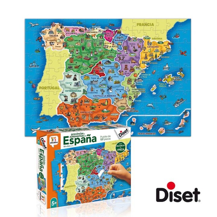 Educativos Provincias De España.137 Piezas