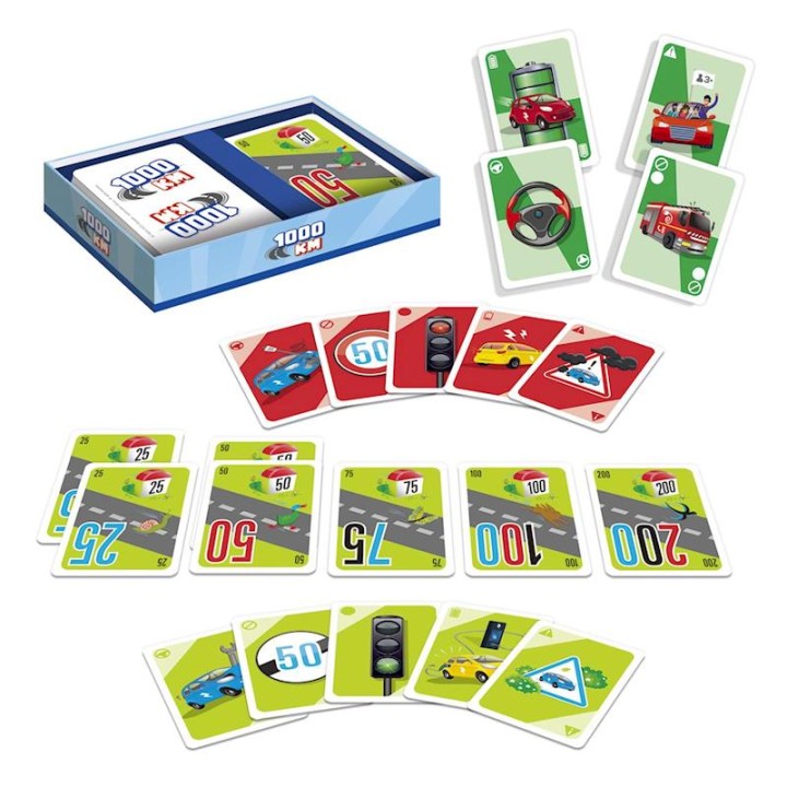 Juego De Cartas 1000 Kilometros