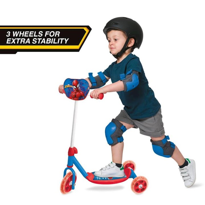 Patinete 3 Ruedas Spiderman