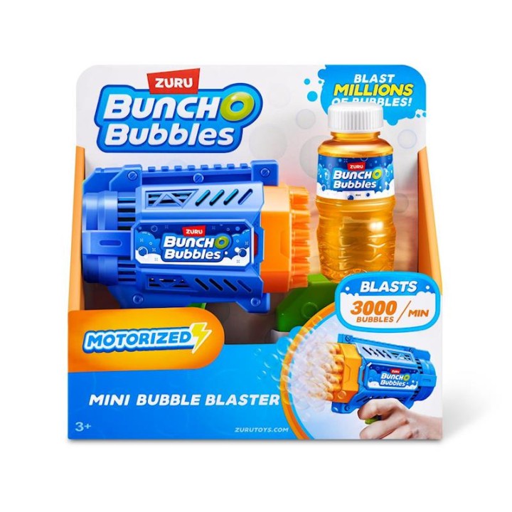 Blaster Motorizado 300 Pompas Jabón + Botella