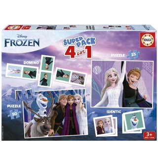 Superpack 4 En 1 Frozen 2 Puzzles