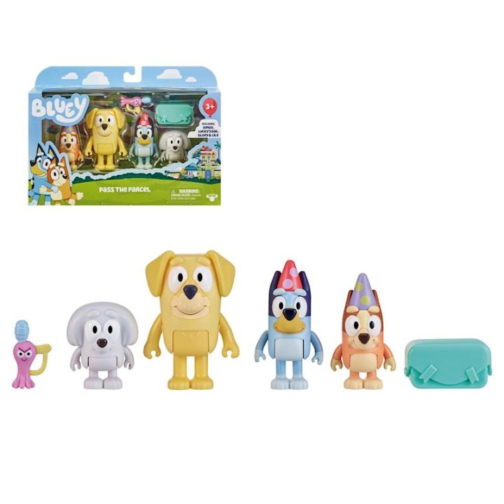 Bluey Pack 4 Figuras Varios Modelos