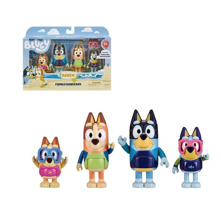 Bluey Pack 4 Figuras Varios Modelos