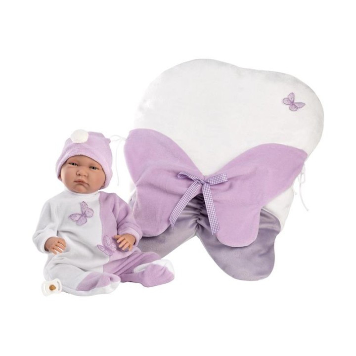 Vestido Con Mantita Muñeca 42 Cm ( No