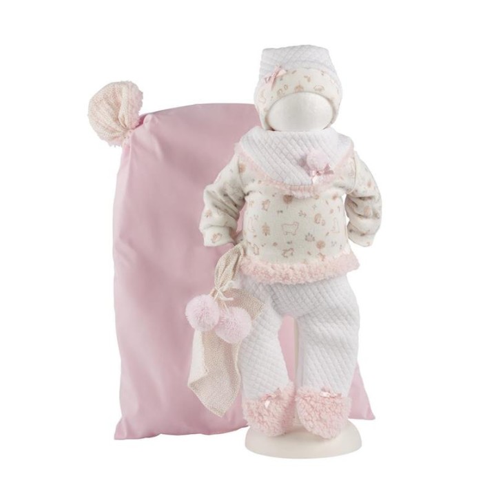 Vestido Con Mantita Muñeca 42 Cm ( No