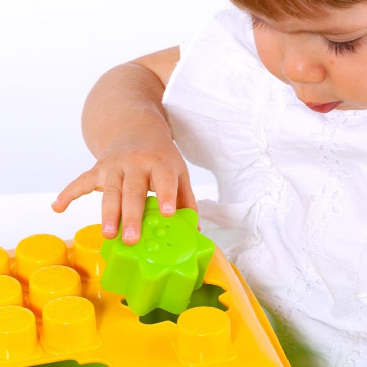 Caja Bloques Y Puzzles Blandos Con 15 Piezas.
