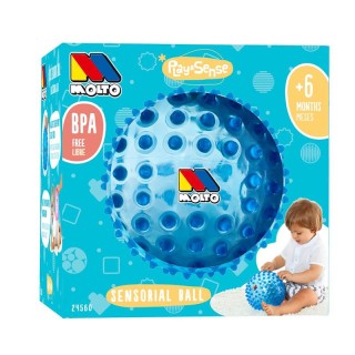 Bola Sensorial 20 Cm Azul
