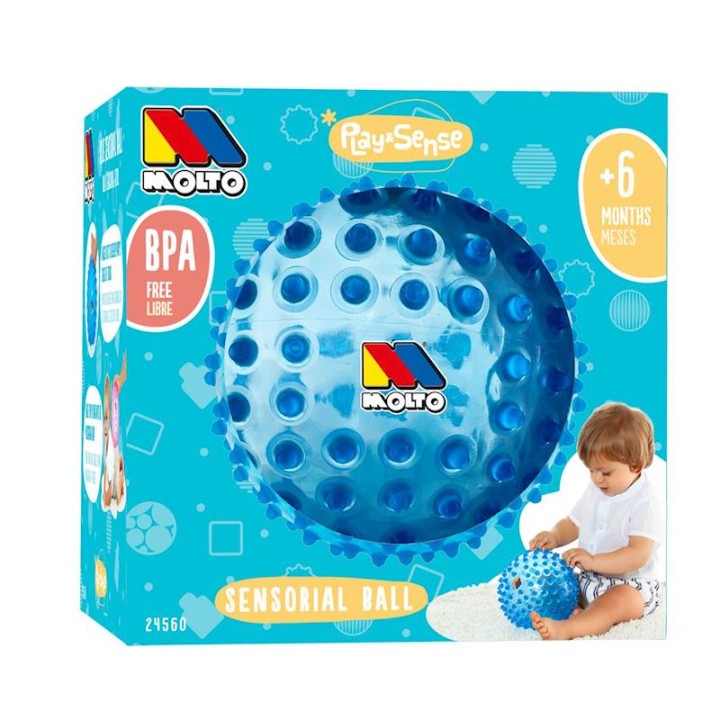 Bola Sensorial 20 Cm Azul