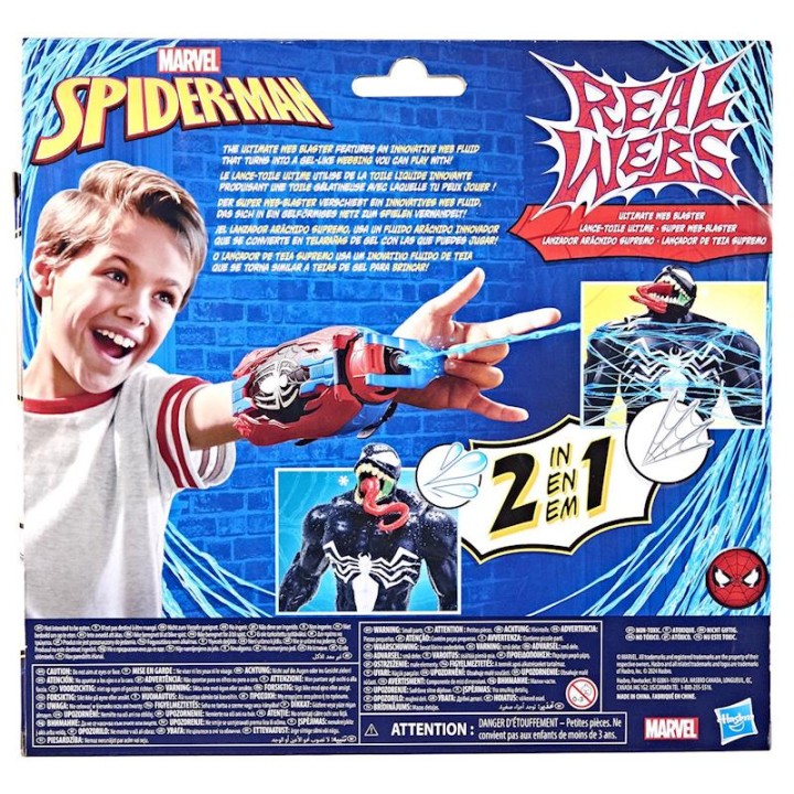 Lanzador Spiderman Real Webs Ultimate