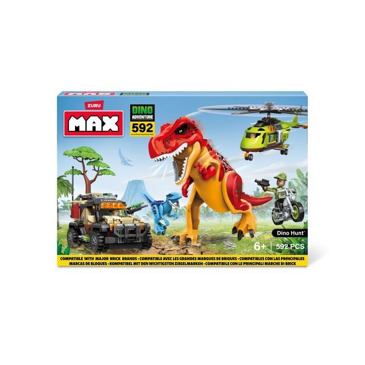 Juego De Construcción Max Dino Con Figuras,