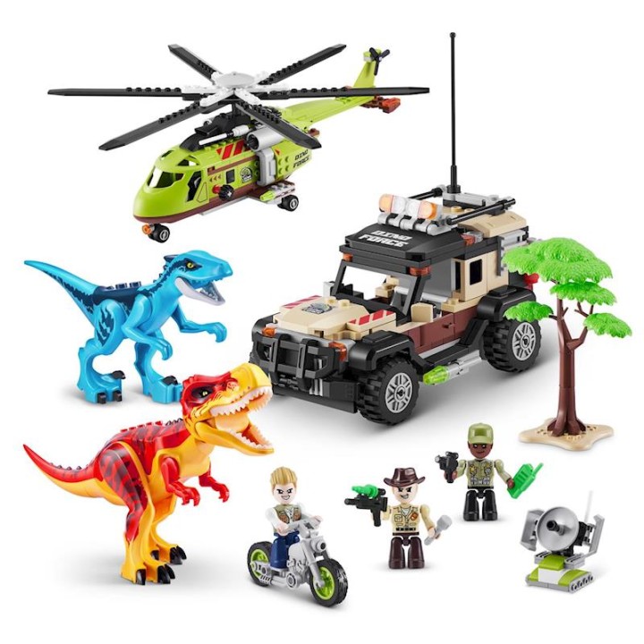 Juego De Construcción Max Dino Con Figuras,