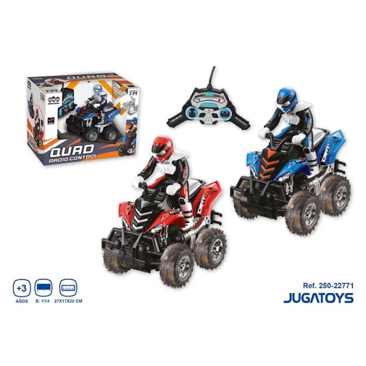 Quad Radio Control Escala 1:14 Con Bateria