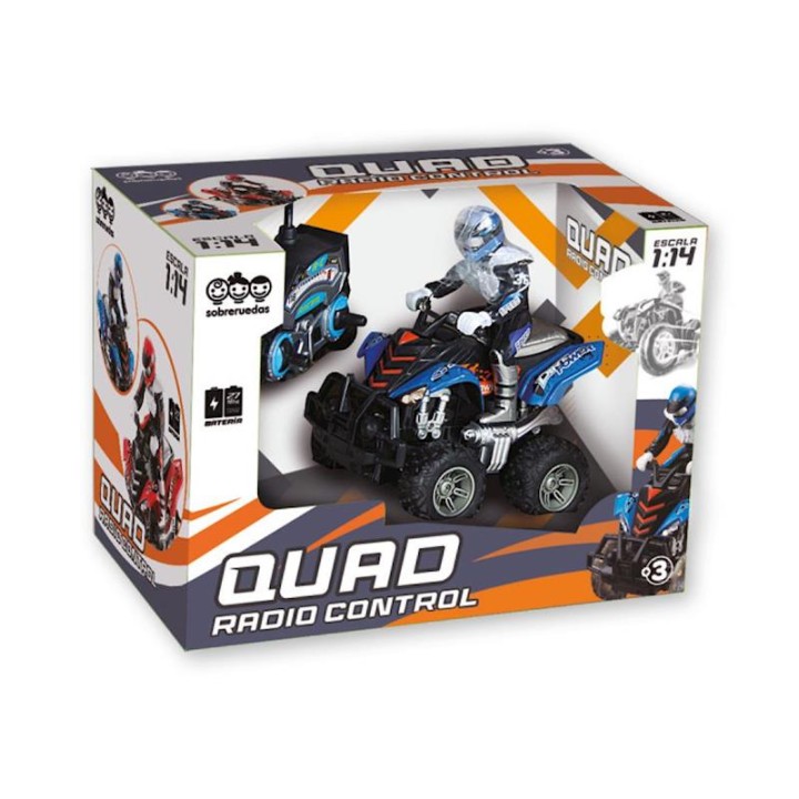 Quad Radio Control Escala 1:14 Con Bateria