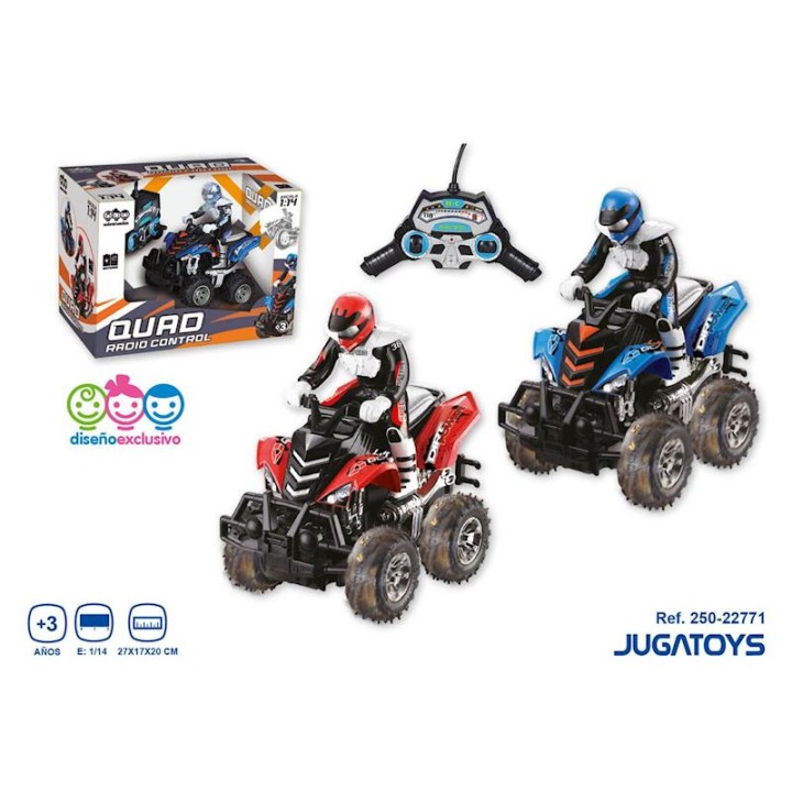 Quad Radio Control Escala 1:14 Con Bateria