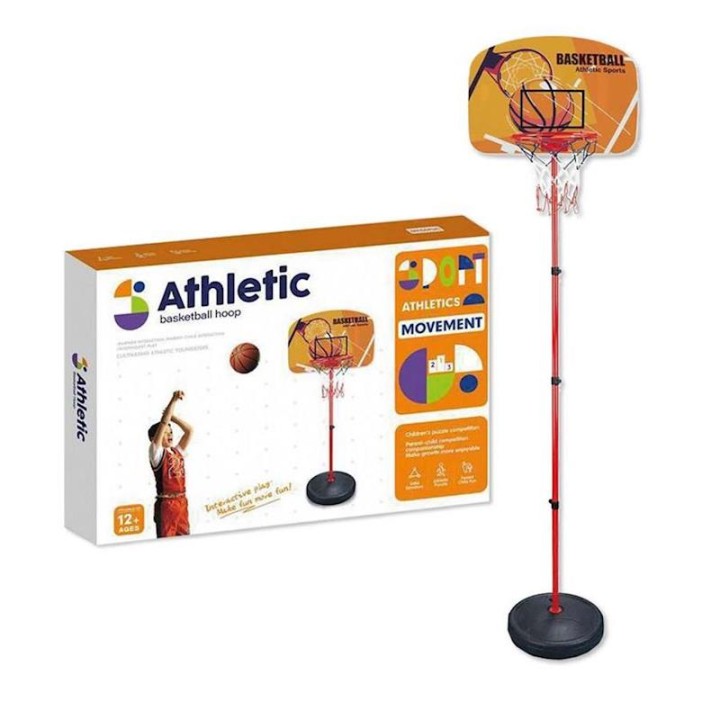 Canasta Baloncesco Con Pie Y Tubo Metal, Con