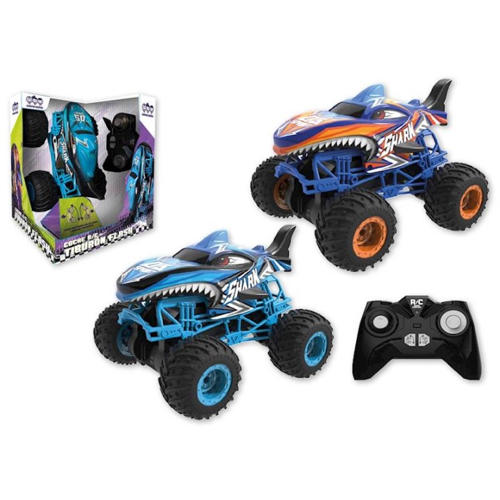Coche Radio Control Tiburón Flas, Escala 1:16,