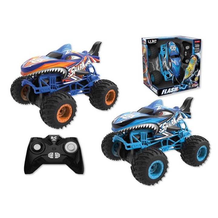 Coche Radio Control Tiburón Flas, Escala 1:16,