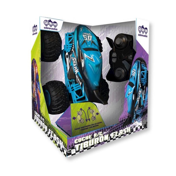 Coche Radio Control Tiburón Flas, Escala 1:16,