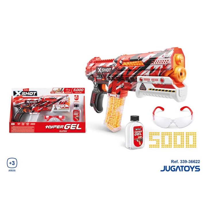Pistola X-Shot Hypergel Electrica Con 1500
