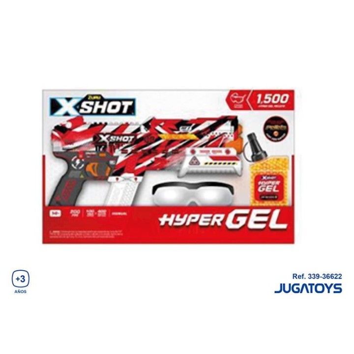Pistola X-Shot Hypergel Electrica Con 1500