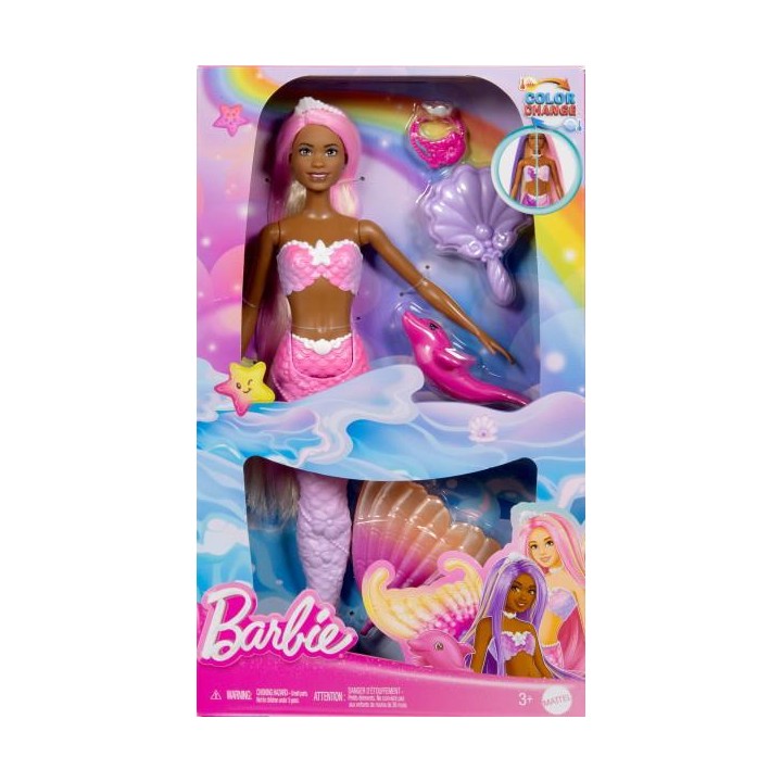 Barbie Muñeca De Sirena Color