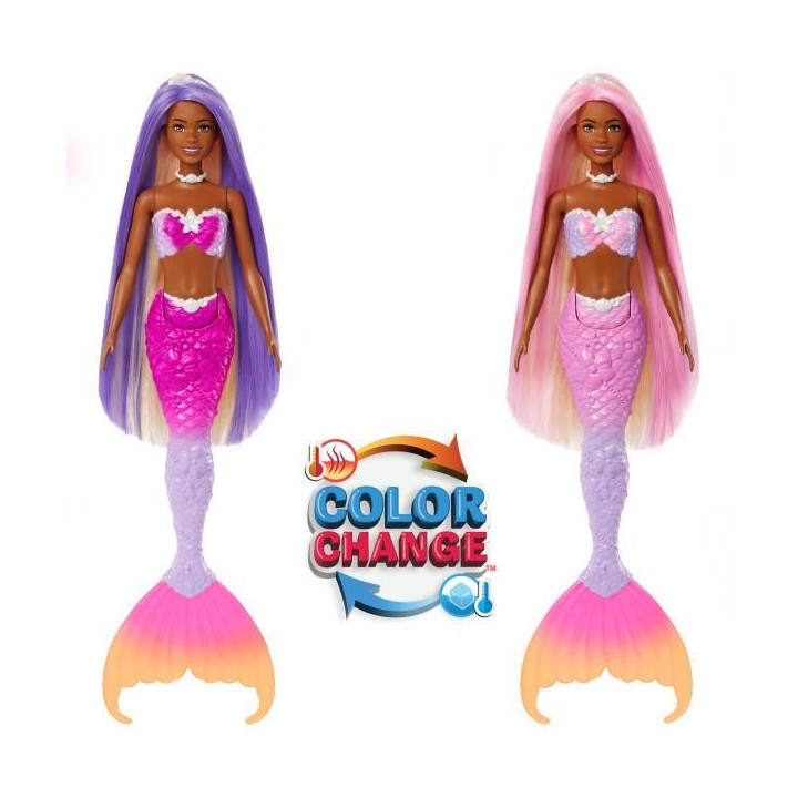 Barbie Muñeca De Sirena Color