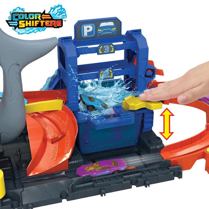 Hot Wheels - City Tunel De Lavado Con Tiburón