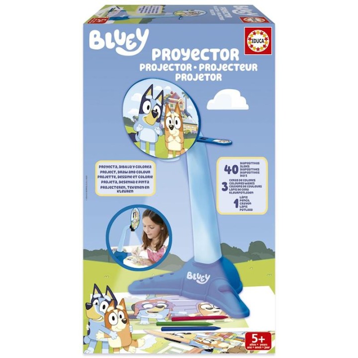 Proyector Bluey Con Lampara Led, 40