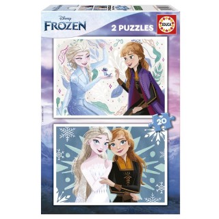 Puzzle 2X20 Piezas Frozen