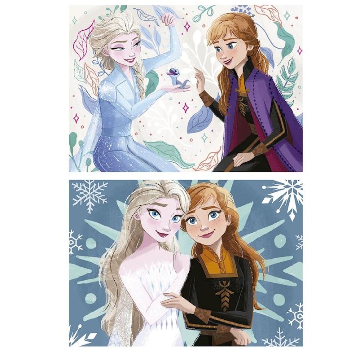 Puzzle 2X20 Piezas Frozen
