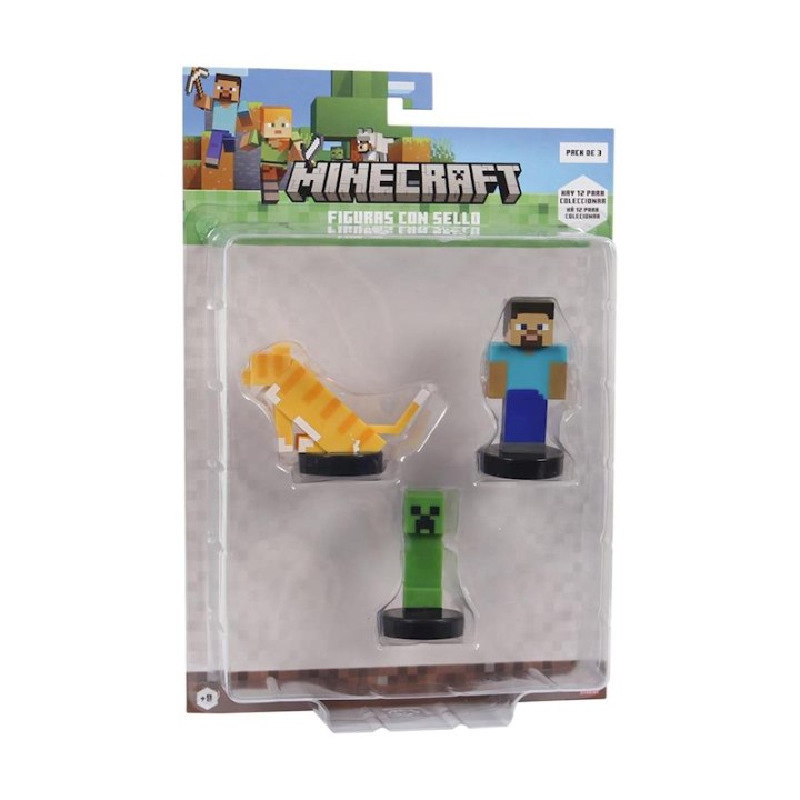 Figura Minecraft Pack De 3 Figuras  Modelos