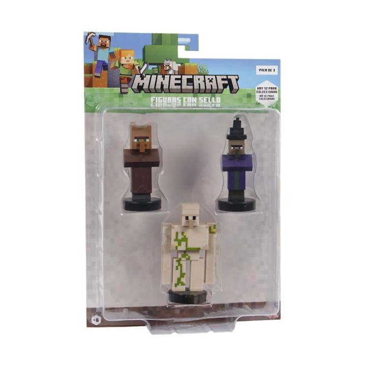Figura Minecraft Pack De 3 Figuras  Modelos