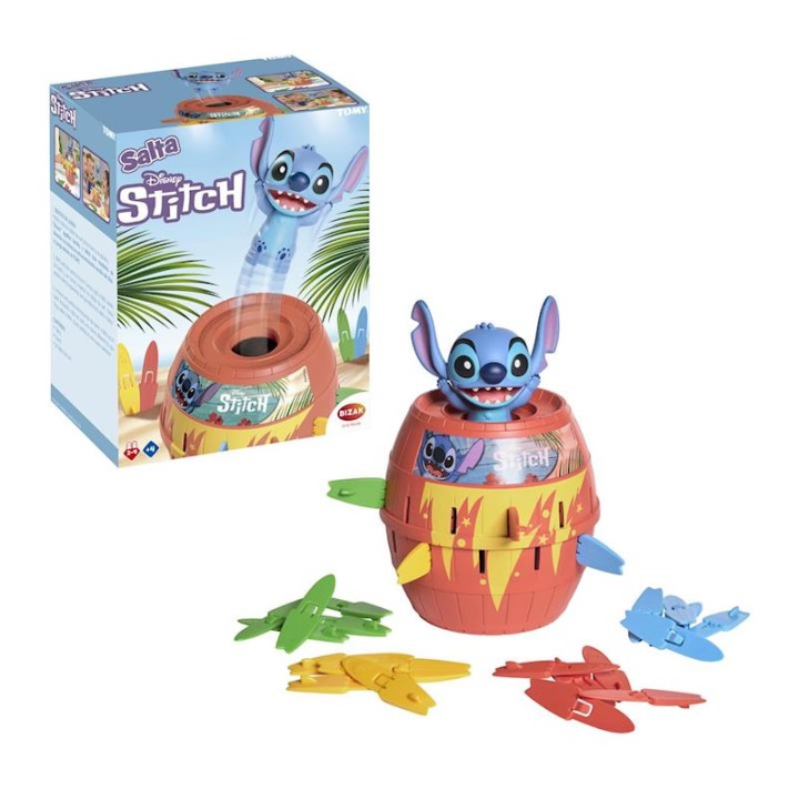 Juego Salta Stitch Acción Hawaiano