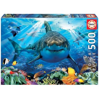 Puzzle 500 Piezas Gran Tiburón Blanco