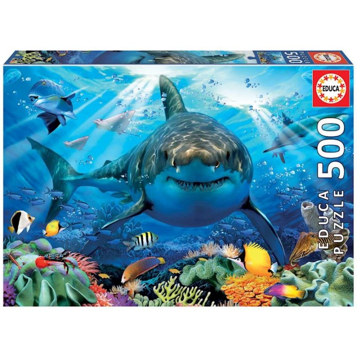 Puzzle 500 Piezas Gran Tiburón Blanco