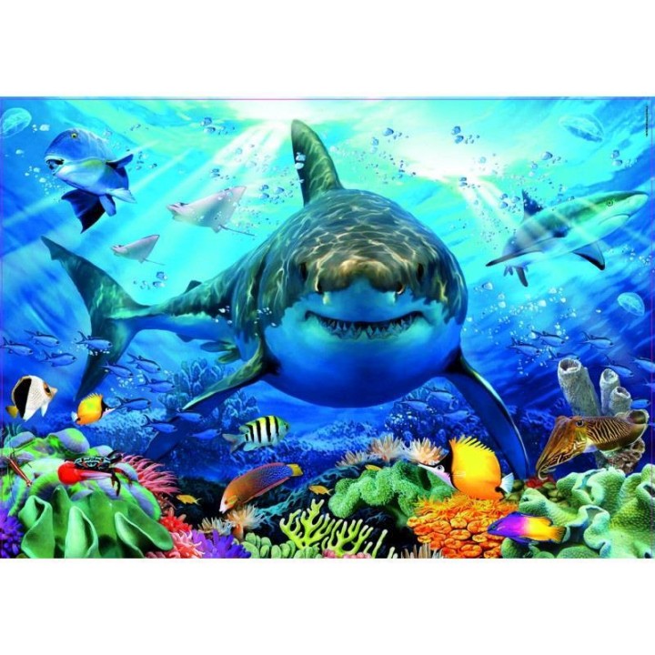 Puzzle 500 Piezas Gran Tiburón Blanco