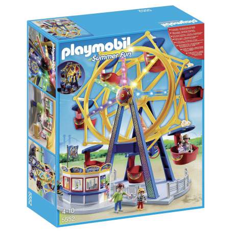 Playmobil Parque de Atracciones Noria con Luces