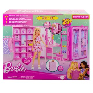 Barbie Dream Closet Muñeca Rubia Con Armario