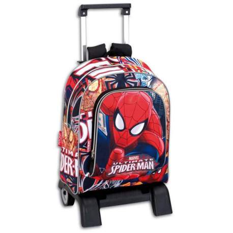 Spiderman Mochila con Carro Ultimate Perona